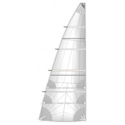 grand voile fullbatten coupe radiale